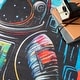 preview thumbnail 8 of 7, Nourison Imagination Indoor only Astronaut Graphic Area Rug