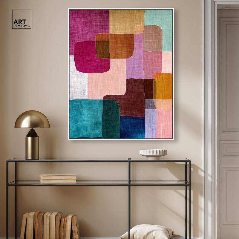 Color Block Cadence III Canvas by Art Remedy