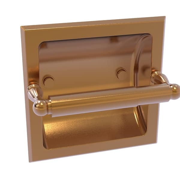 slide 2 of 17, Allied Brass Regal Collection Recessed Toilet Tissue Holder