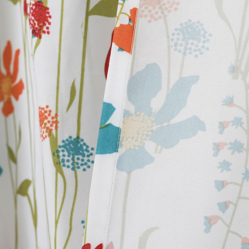 Lush Decor Clarissa Floral Shower Curtain