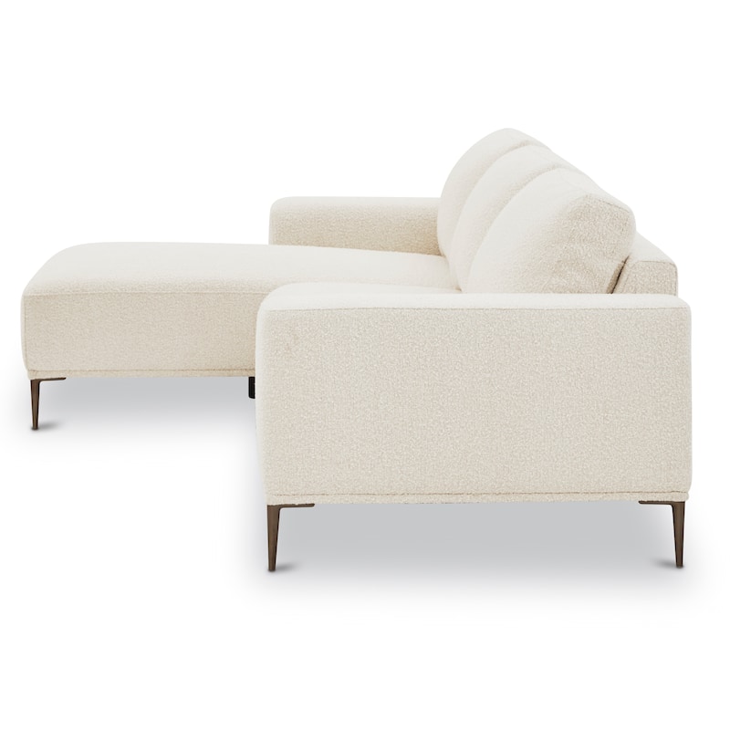 Poly & Bark Rue 113" Fabric Sectional Sofa