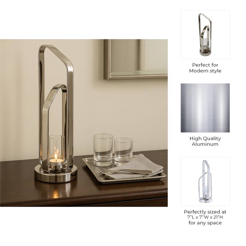 Candle Holder - Metal Stylish Hurricane