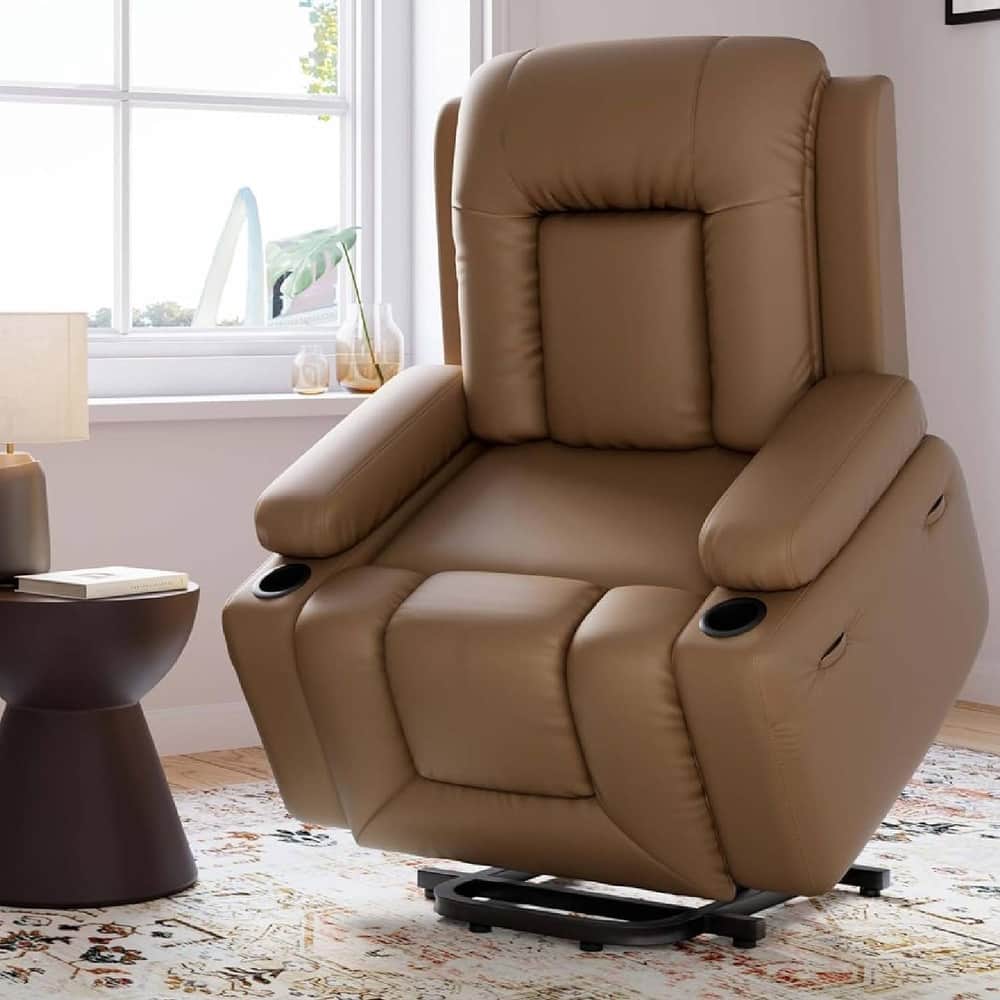 Adjustable Electric Heat and Massage Power Recliner Chair, Single Sofa