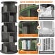 preview thumbnail 11 of 102, 4/5/6 Tiers Round Rotating Bookcase, Revolving Floor Standing Bookshelf Corner Organizer Display