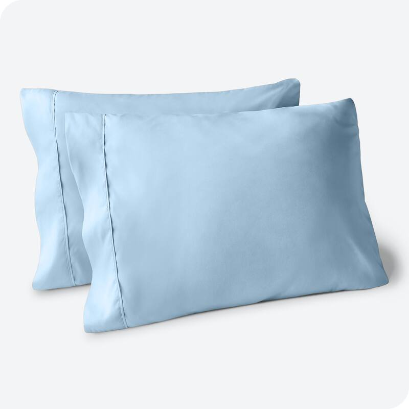 Bare Home Double Brushed Pillowcase Set (Set of 2) - King - Light Blue