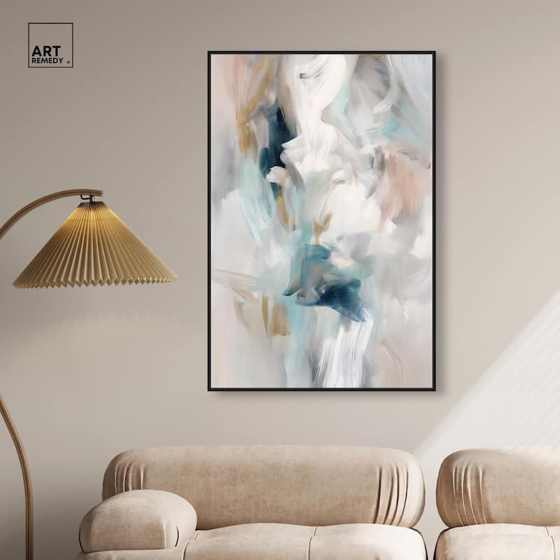 Whispering Colors III Canvas by Art Remedy