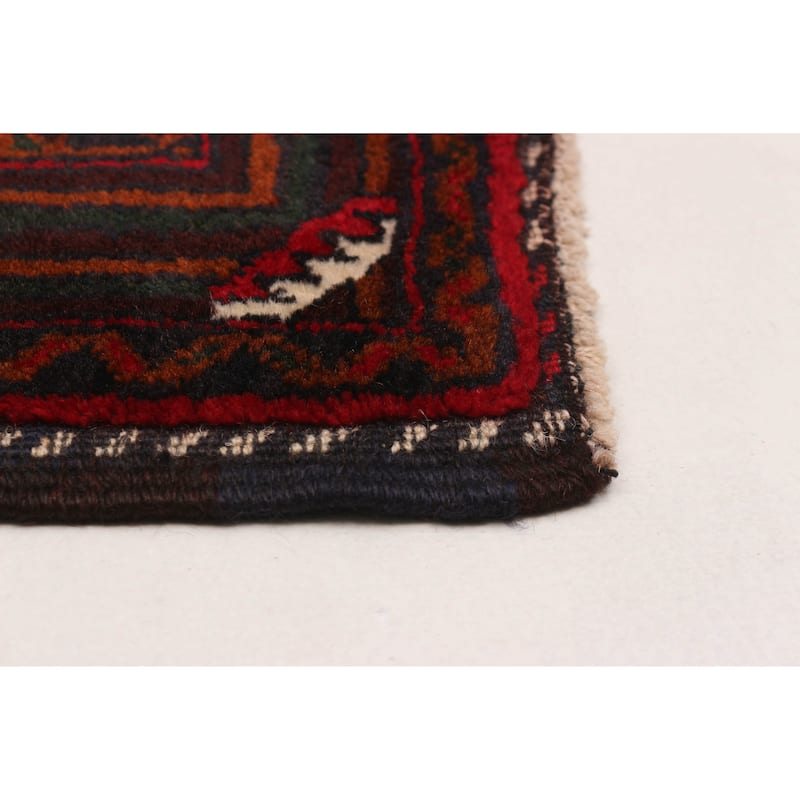 Teimani Red Rug 3'11" x 6'3" - 3'11 x 6'3
