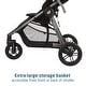 preview thumbnail 8 of 14, Gia XP Luxe 3-Wheel Travel System - Midnight Moon -Black-Grey
