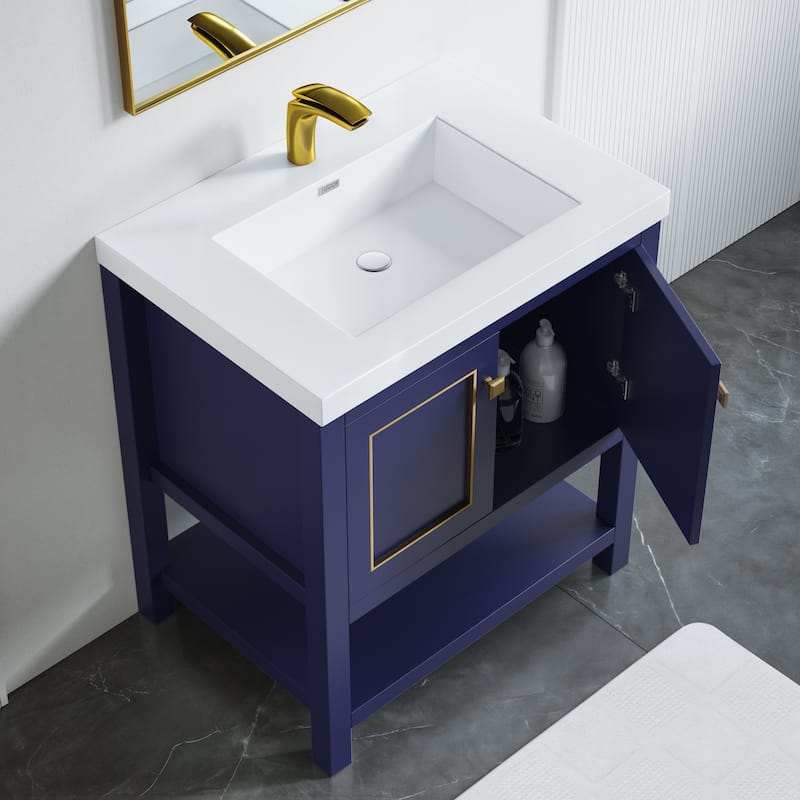 Davis 30" Single Bathroom Vanity Set