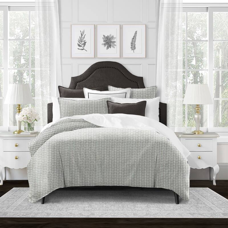 Paladino Seafoam Twin Comforter & 1 Sham Set, plus 1 bonus cushion