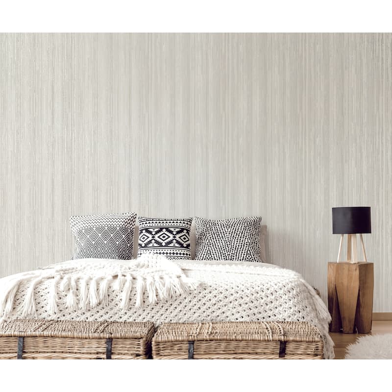 Galerie Wallcoverings Metallic FX Abstract Stripe Non-woven Metallic Finish Wallpaper Roll