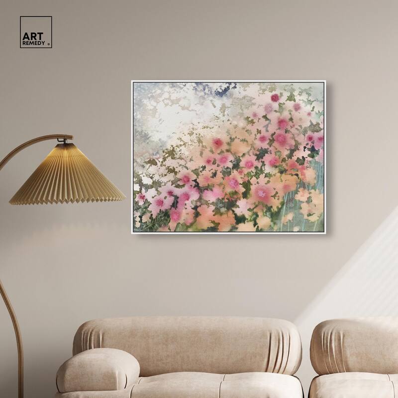 Roseate Remnants Canvas by Art Remedy