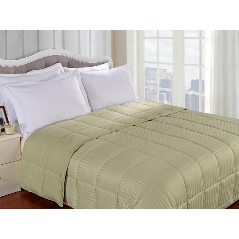 Superior All-season Reversible Hypoallergenic Down Alternative Blanket - Twin XL - Sage