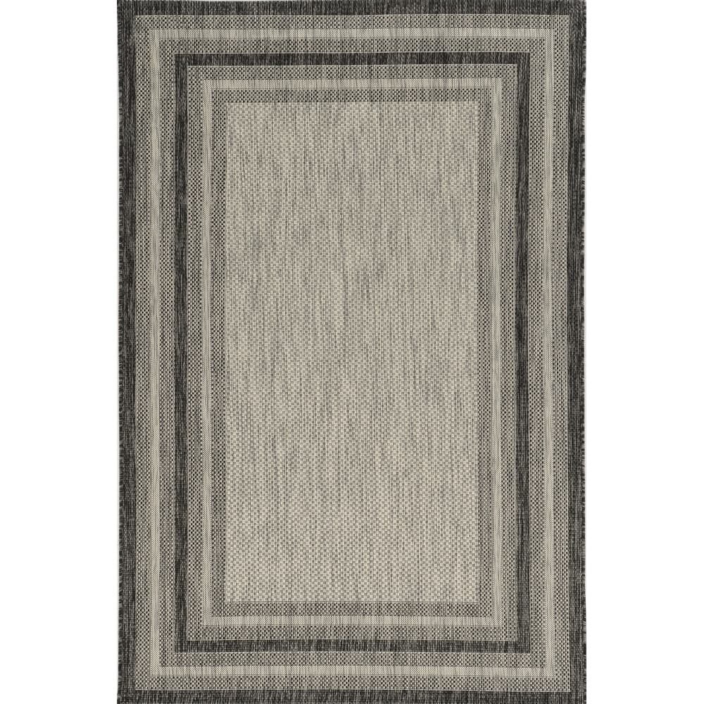 Porch & Den Costelloe Textured Border Area Rug