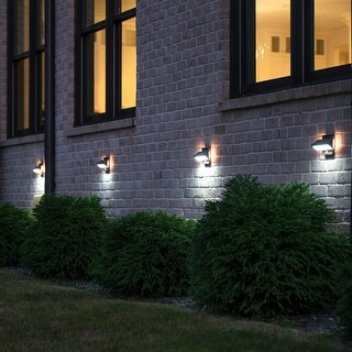 Bronze Outdoor Solar LED Motion Sensor Security Dual Color Light 2 PK Bed Bath Beyond 36149959