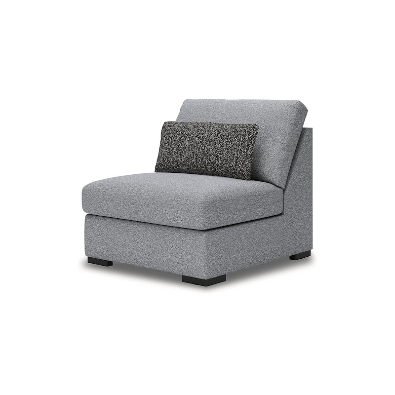 Signature Design by Ashley Bealton Gray 3-Piece Sectional with Chaise - 140" W x 69" D x 41" H