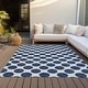 preview thumbnail 78 of 118, Machine Washable Indoor/ Outdoor Polka Dots Chantille Rug