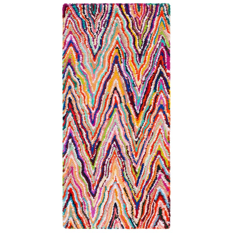 SAFAVIEH Handmade Nantucket Krishna Contemporary Cotton Rug