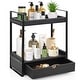 preview thumbnail 15 of 19, 2-Tier Bathroom Organizer Countertop with Drawer - 6.9"D x 13.2"W x 15.8"H
