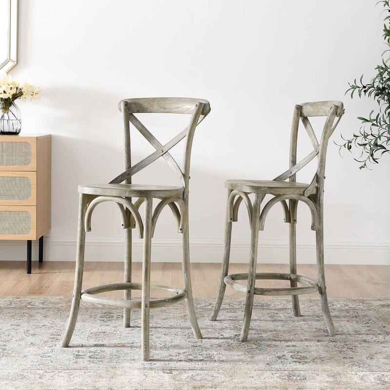 Gear Counter Stool - Gray