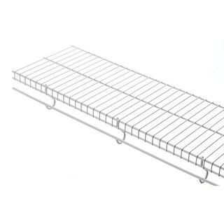 Shop Rubbermaid 3d4800 Freeslide 48 Long Wire Shelf With Wardrobe