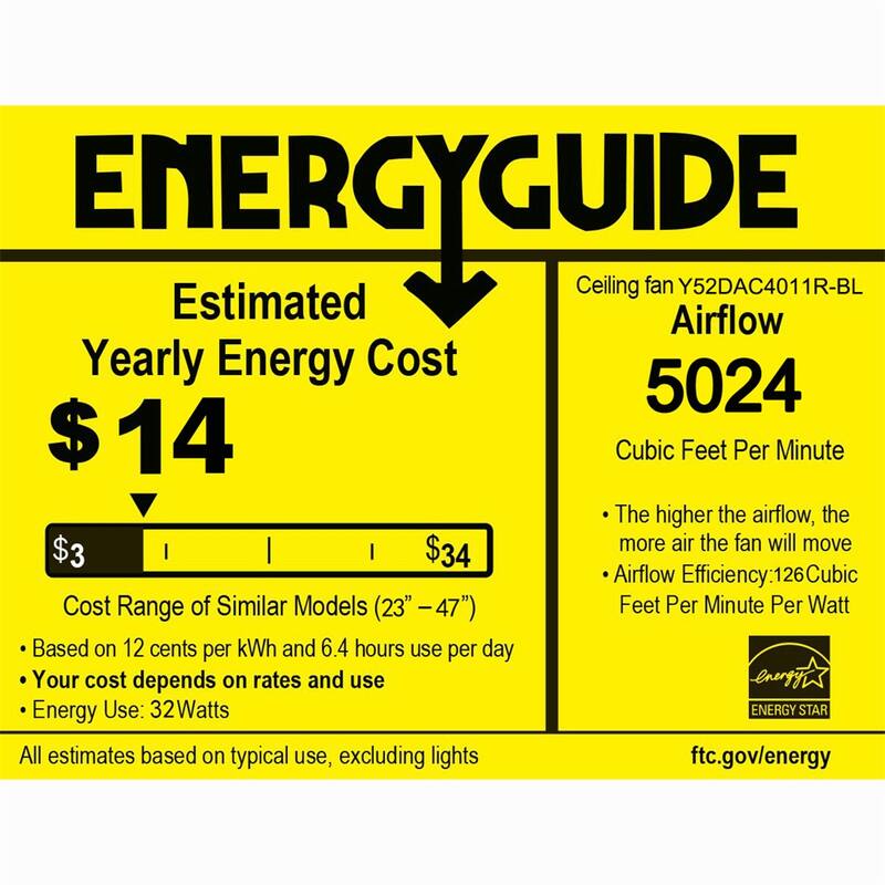 Low Profile Ceiling Fan Light with Remote and Reversible Motor