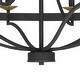 preview thumbnail 10 of 34, Acroma 12 Light 40In Modern Farmhouse Wagon Wheel Chandelier-UL - N/A