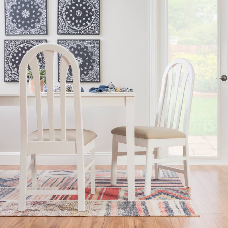 Linon Tawny Beechwood Farmhouse Dining Chair (Set of 2)