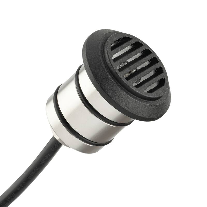 Kichler Lighting LED Mini All-Purpose Louver in Black Brass, Landscape Lighting, (2.25" x .5"), 16146BKB - 0.5
