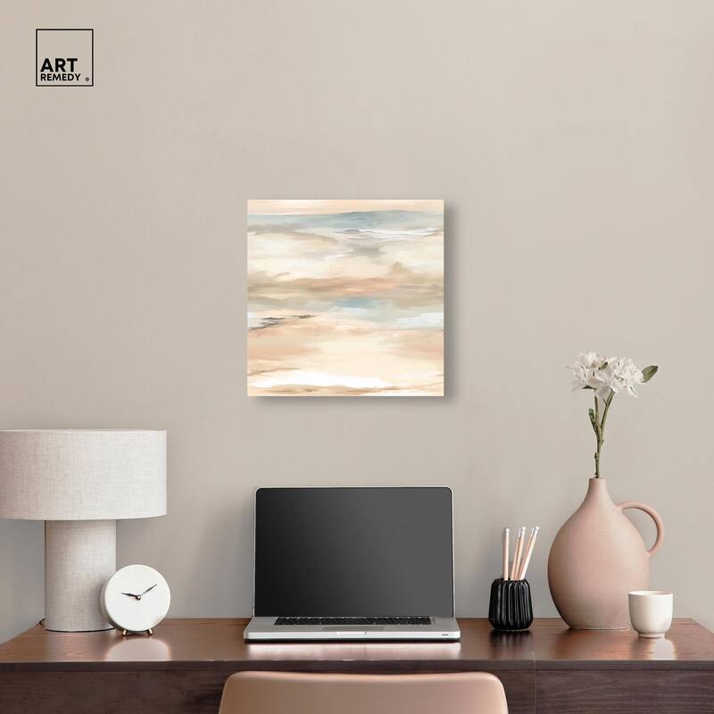 Roseate Skyfall I Canvas by Art Remedy, Gallery Wrapped