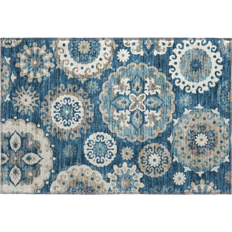 Premium Washable Super Soft Boho Suzani Mayfield Rug