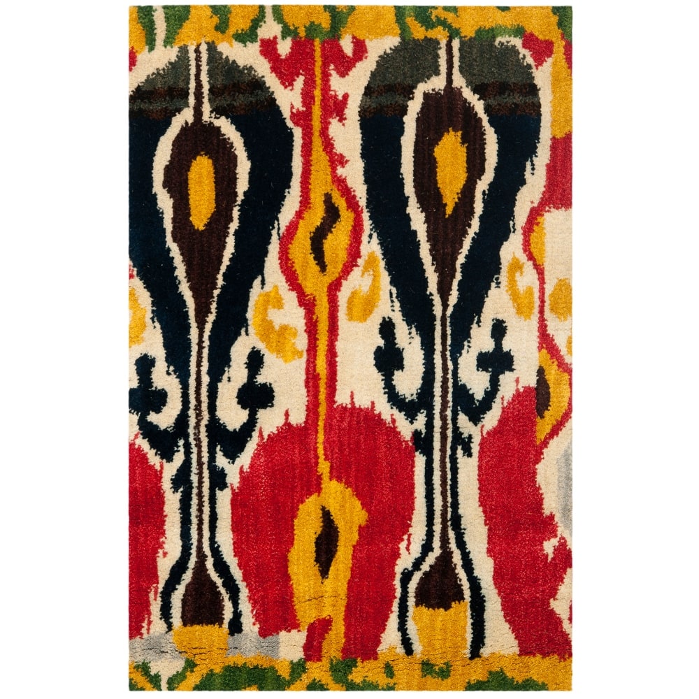 SAFAVIEH Handmade Ikat Meliha Modern Wool Rug