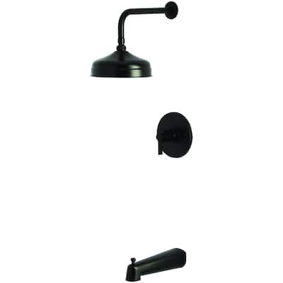 Kingston Brass KB633.NDL NuvoFusion Tub and Shower Trim Package with