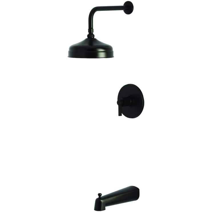 Kingston Brass KB633.NDL NuvoFusion Tub and Shower Trim Package with