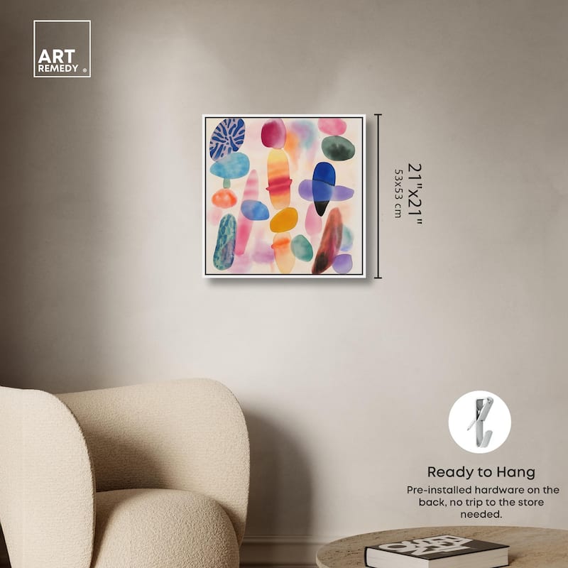 Dissolving Hues Canvas by Art Remedy