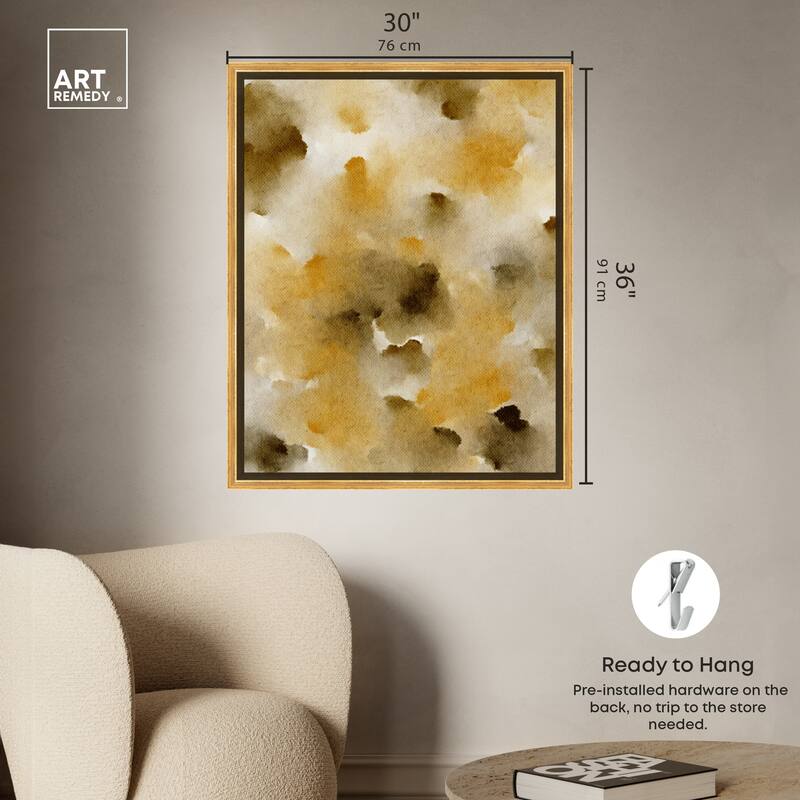 Art Remedy Granola Chocolate Chips Framed Watercolor Boho Abstracts