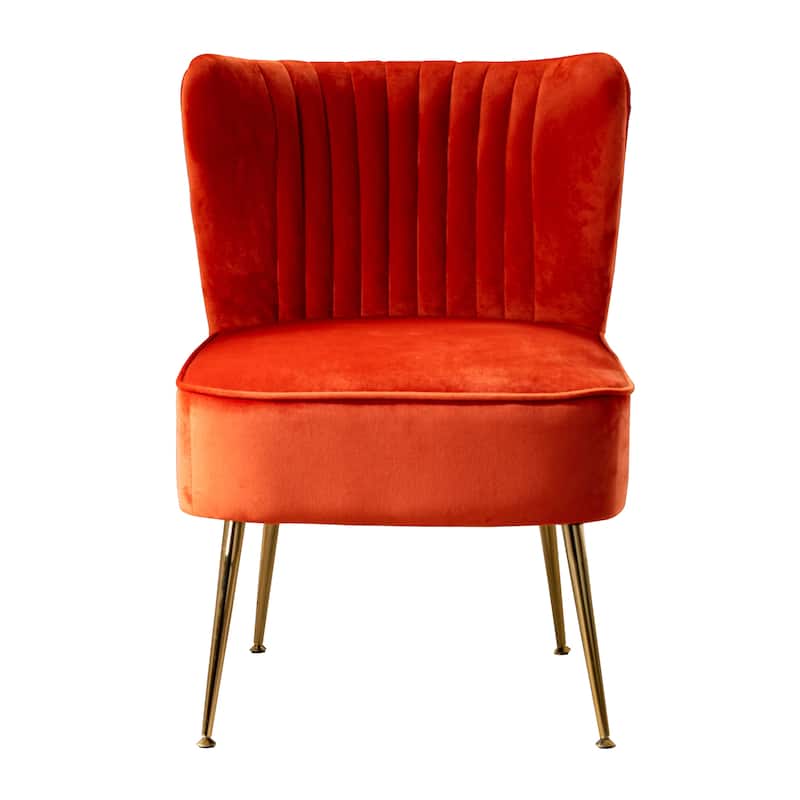 Haven Contemporary Velvet Upholstered Accent Chair