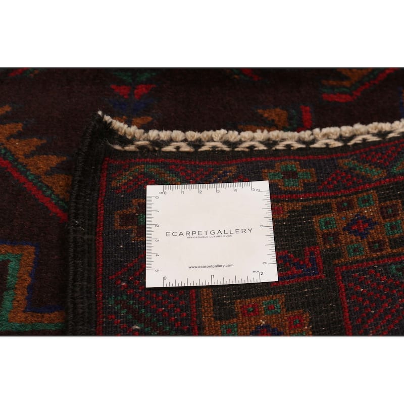 Teimani Black Rug 3'9" x 7'0" - 3'9 x 7'0