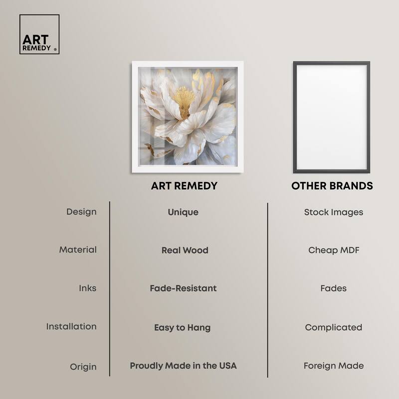 Golden Veins of Grace Shadowbox by Art Remedy