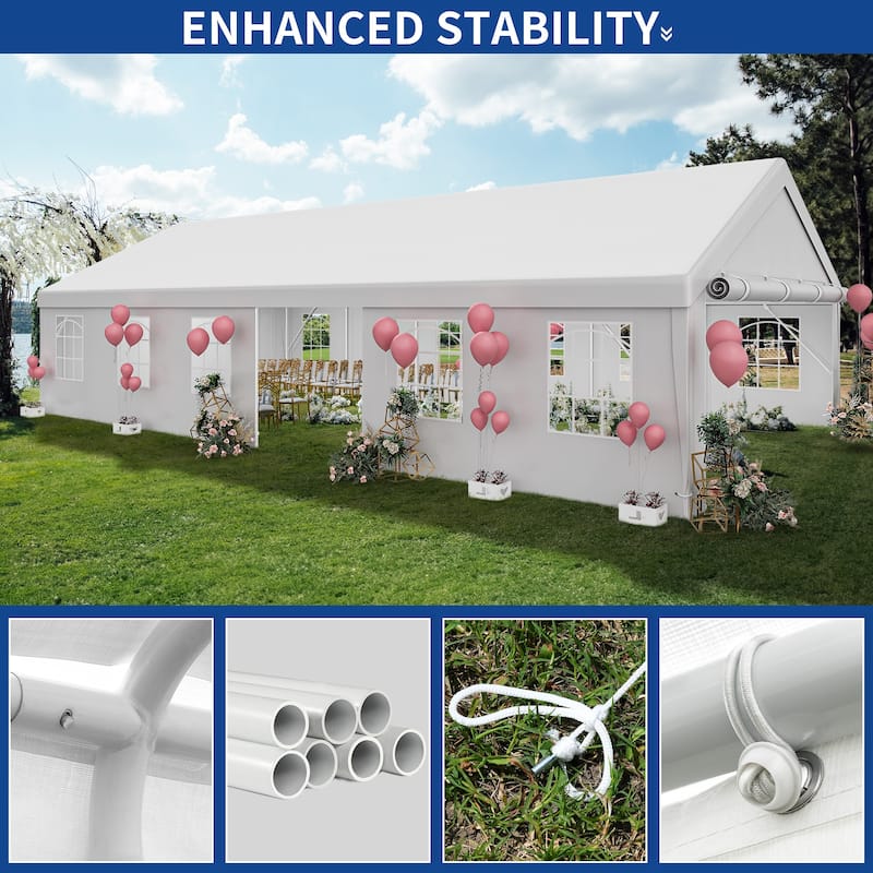 Outdoor White Canopy Tent for Party - 20*40 Ft