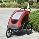 preview thumbnail 2 of 9, Multi-Functional Bike Trailer for Kids, Twin Stroller & Jogger with 5-Point Harness and Large Rubber Tires