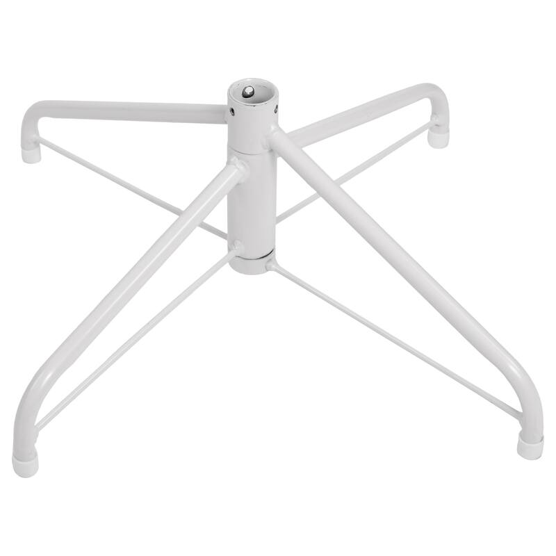 6.5' Pencil White Georgian Pine Artificial Christmas Tree white LED - 6.5 Foot