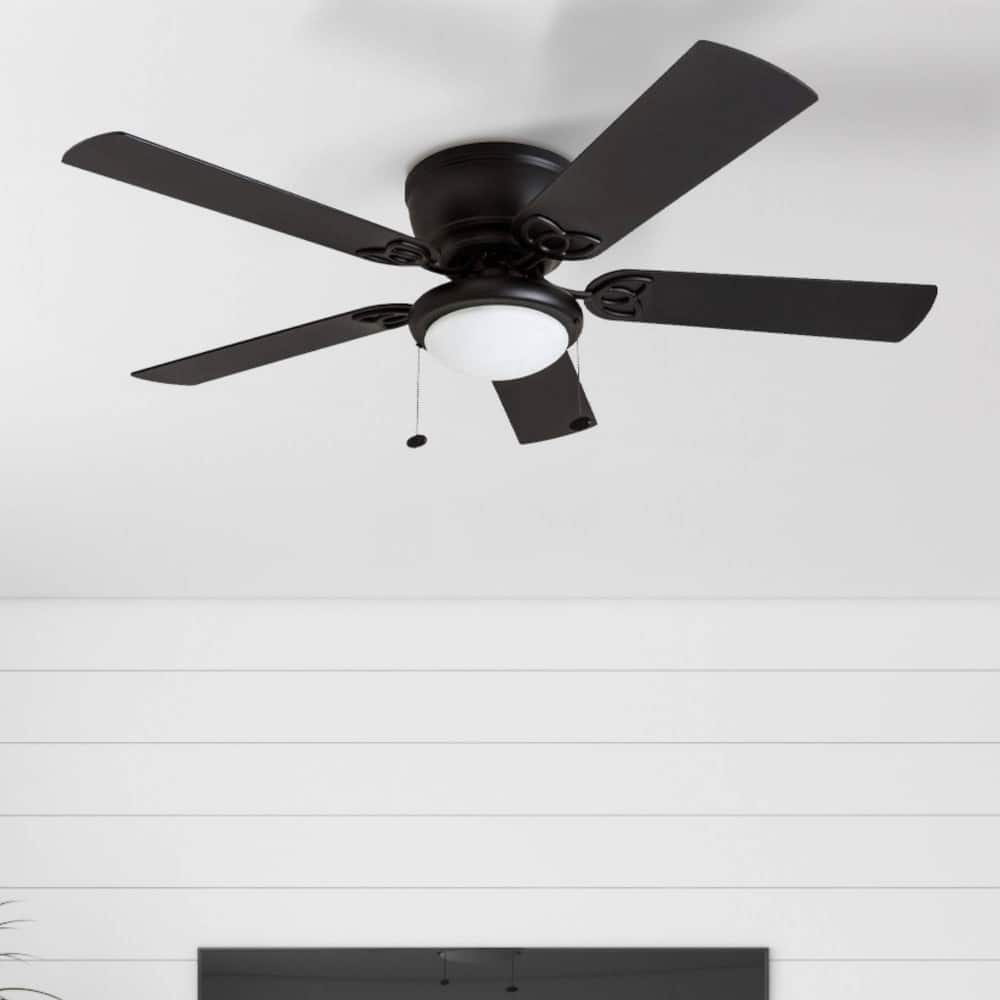 52" Prominence Home Benton Traditional Indoor LED Ceiling Fan with Light, Pull Chains