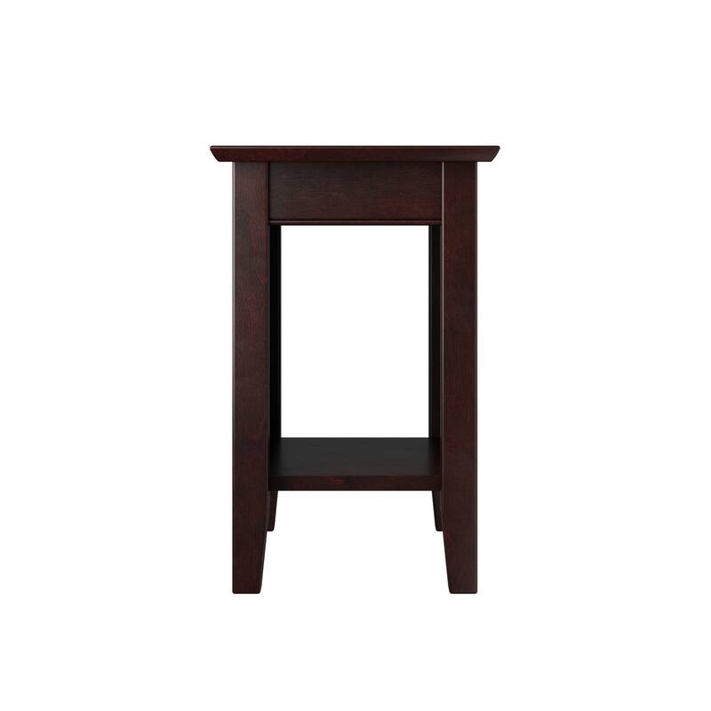AFI Nantucket Chair Side Table with Built-in Charger