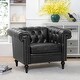 1 Seater PU Sofa For Living Room Livingroom Accent Chairs - Bed Bath ...