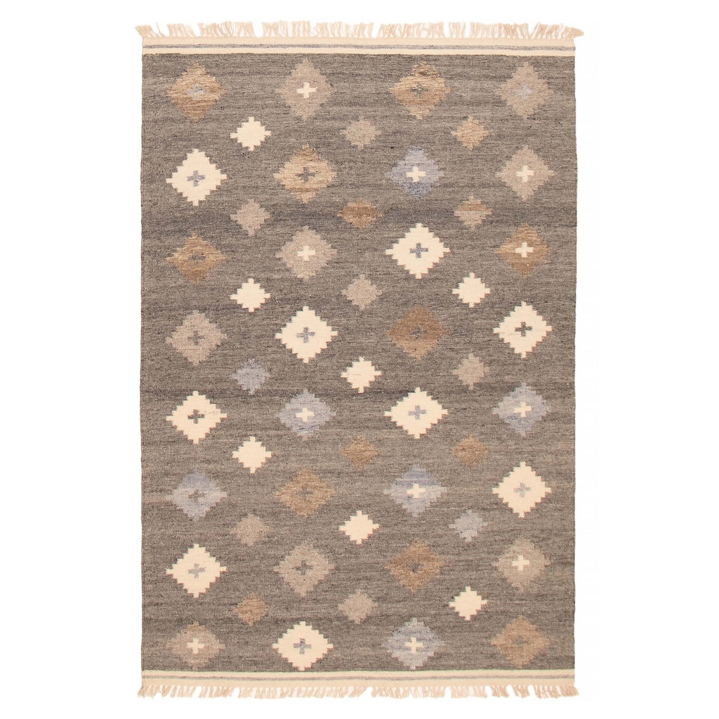 Ankara FW Grey Kilim 5'1" x 7'9" - 5'1 x 7'9