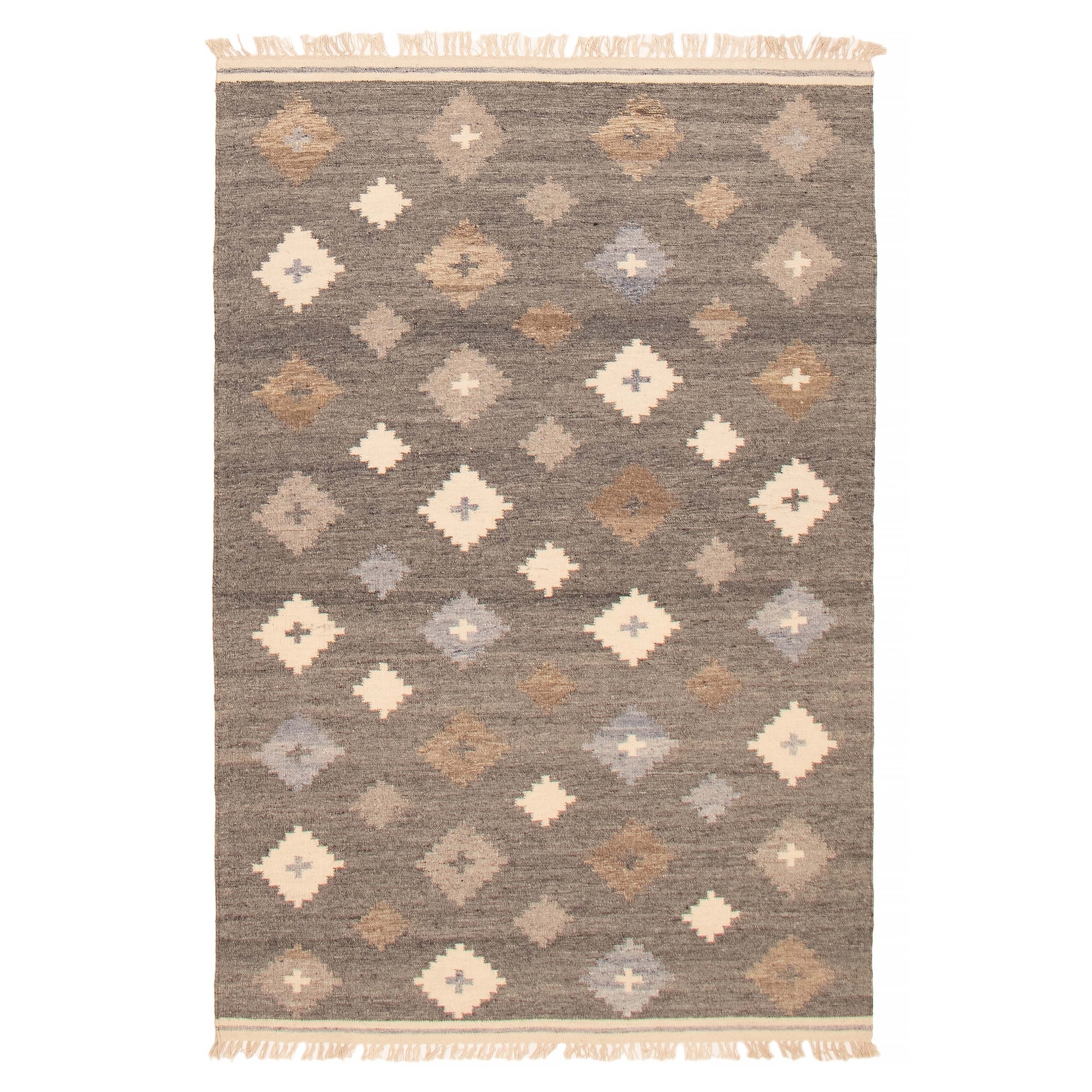 Ankara FW Grey Kilim 5'1" x 7'9" - 5'1 x 7'9