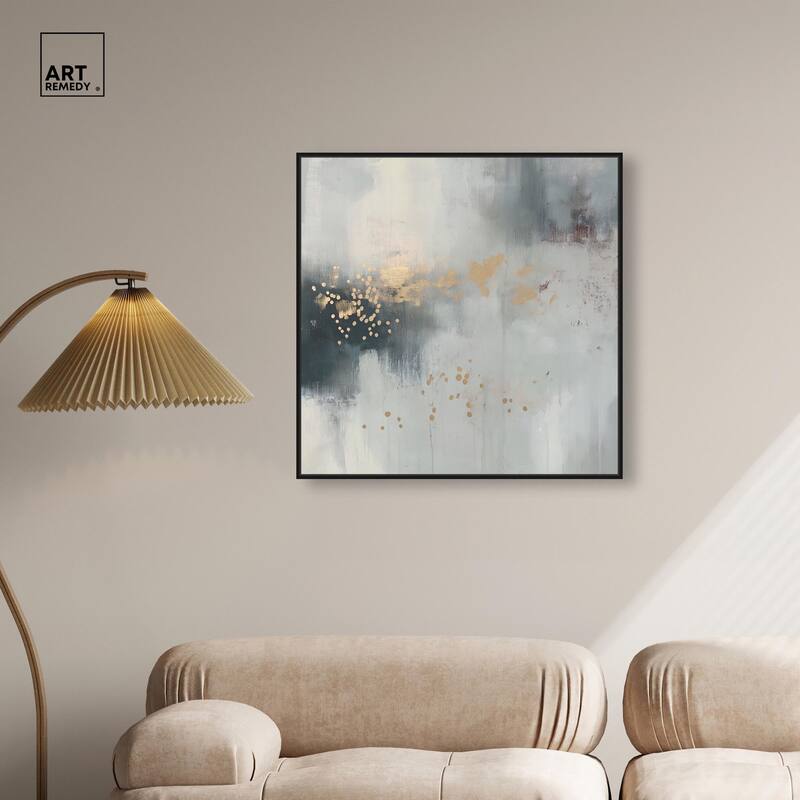 Silvered Hues and Gold II Canvas by Art Remedy
