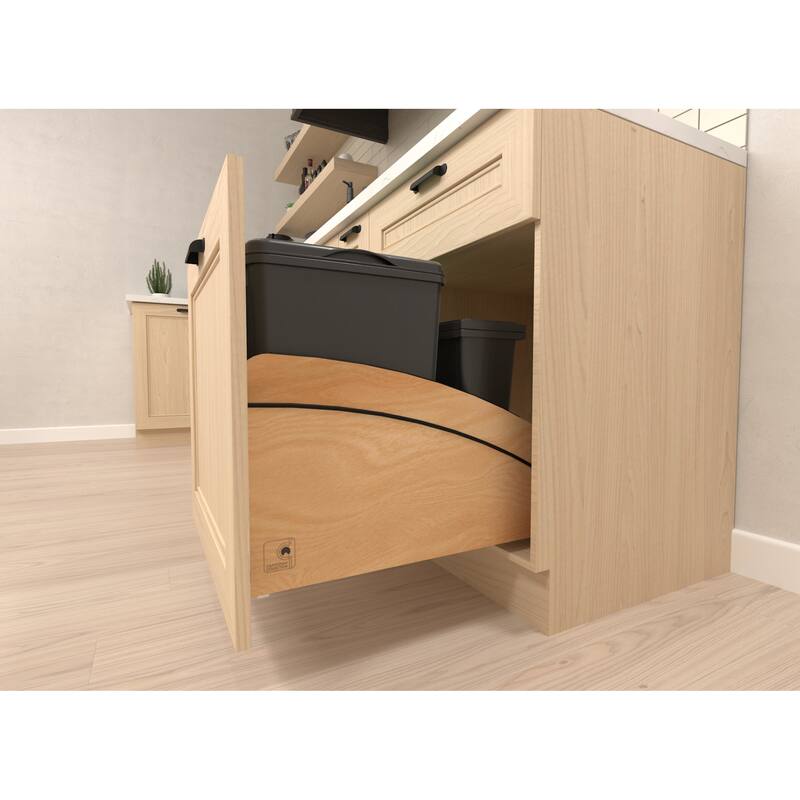 Rev-A-Shelf 4WCC-2432DM-418 Craftsman 21" Wide Designer Solid Maple