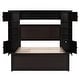 preview thumbnail 70 of 92, Platform Bed with All-in-One Cabinet & Sockets, Wooden Slats Support Bed Frame with 2 Drawers & Trundle-No Box Spring Required